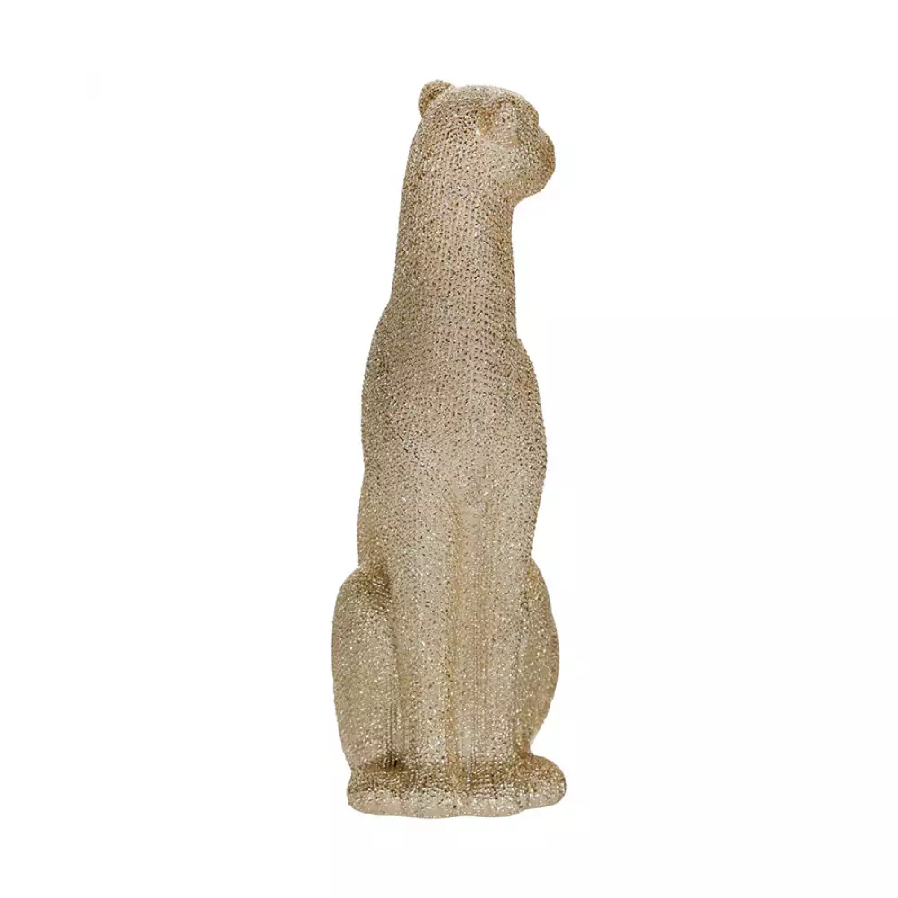 Figura Decorativa Animal Modelo 15062-01 Leopardo Sentado F23-1