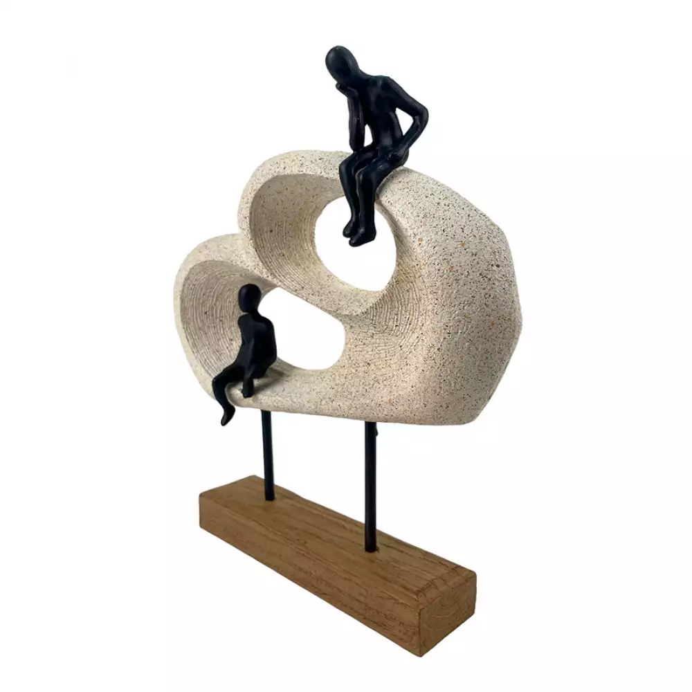 Figura Decorativa Concepts Persona Rose Blush 10X10X10Cm Dolomita           