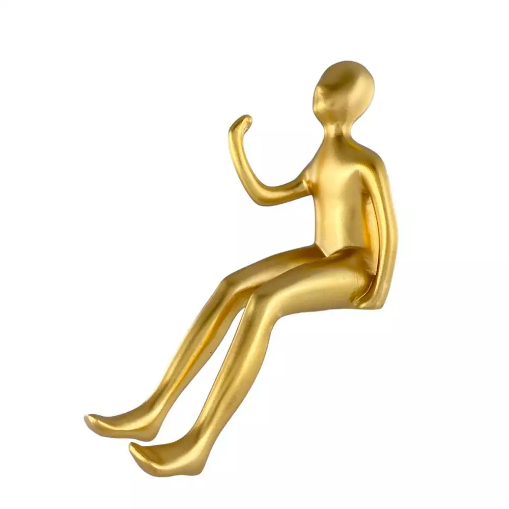 Figura Humana Sent Concepts Luxor 8X19X17Cm Dorado Poliresina