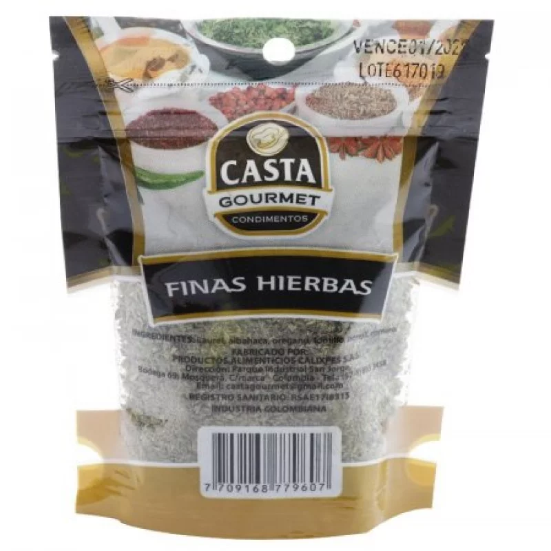 Finas Hierbas Casta Gourmet 15 Gramos-Dorado