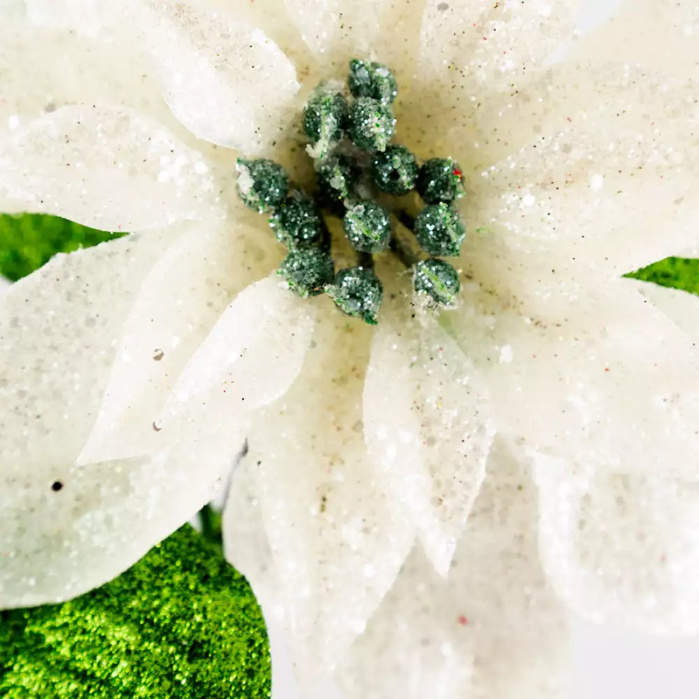 Flor nav poinsetia 73x22cm montefiori blanco xs1045032w