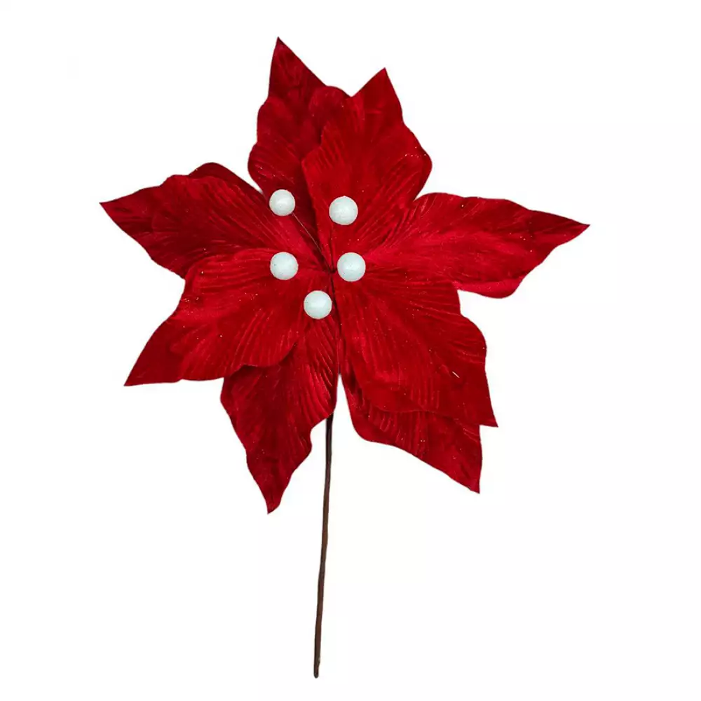 Flor Nav Rojo Deco 32X32X25Cm Santini 140-2501156