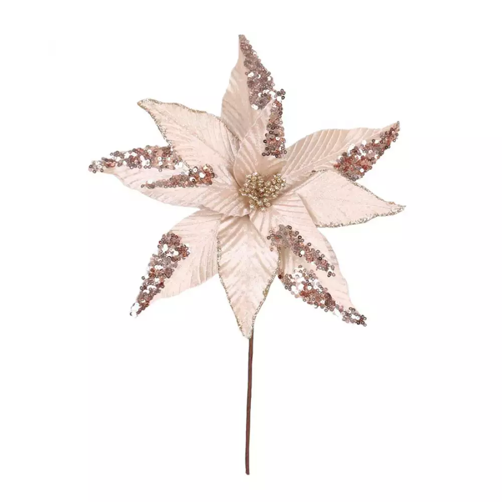 Flor Nav Rosado Deco 29X29X32Cm Santini 140-5201180