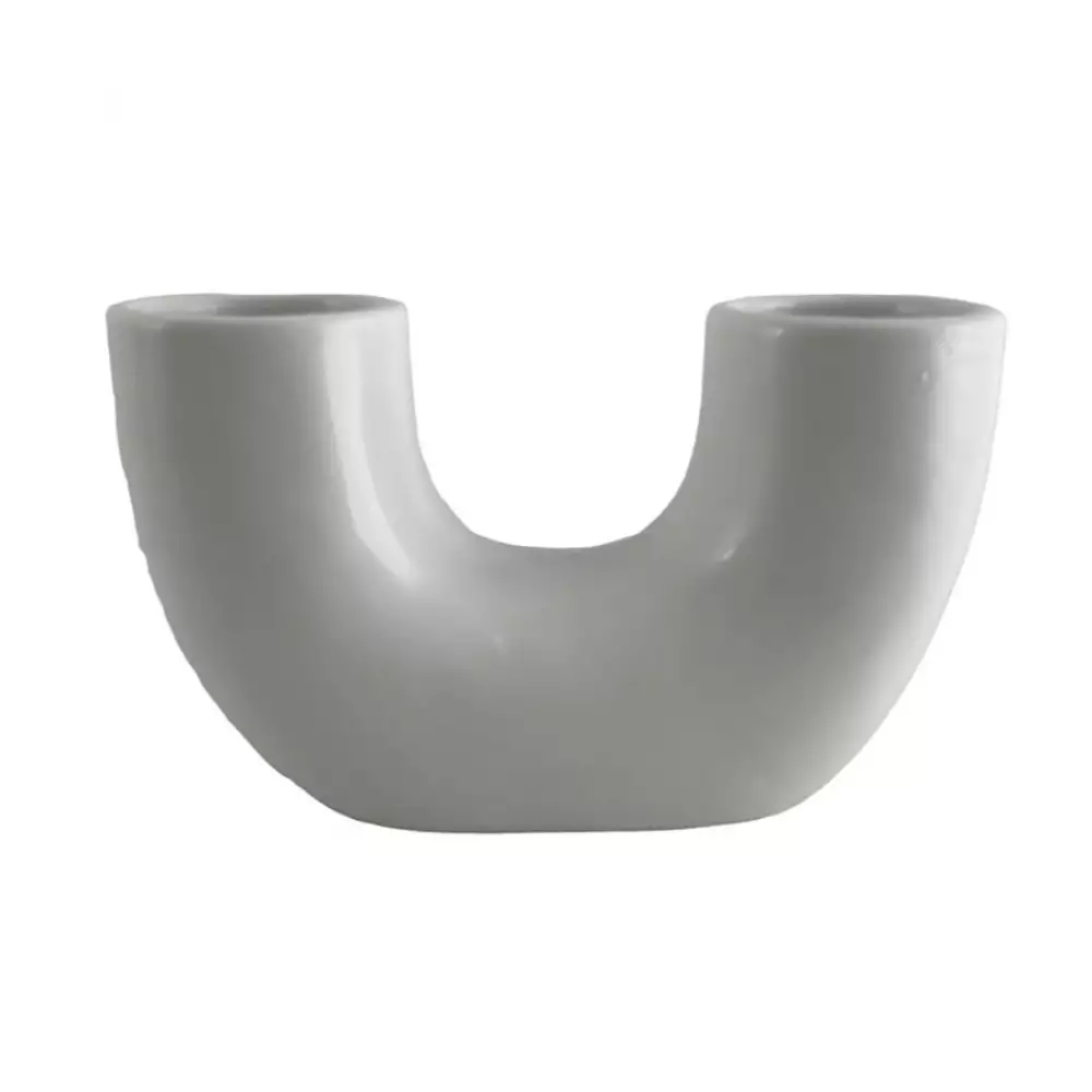 Florero concepts eclectic 5x9cm blanco ceramica 567-49311