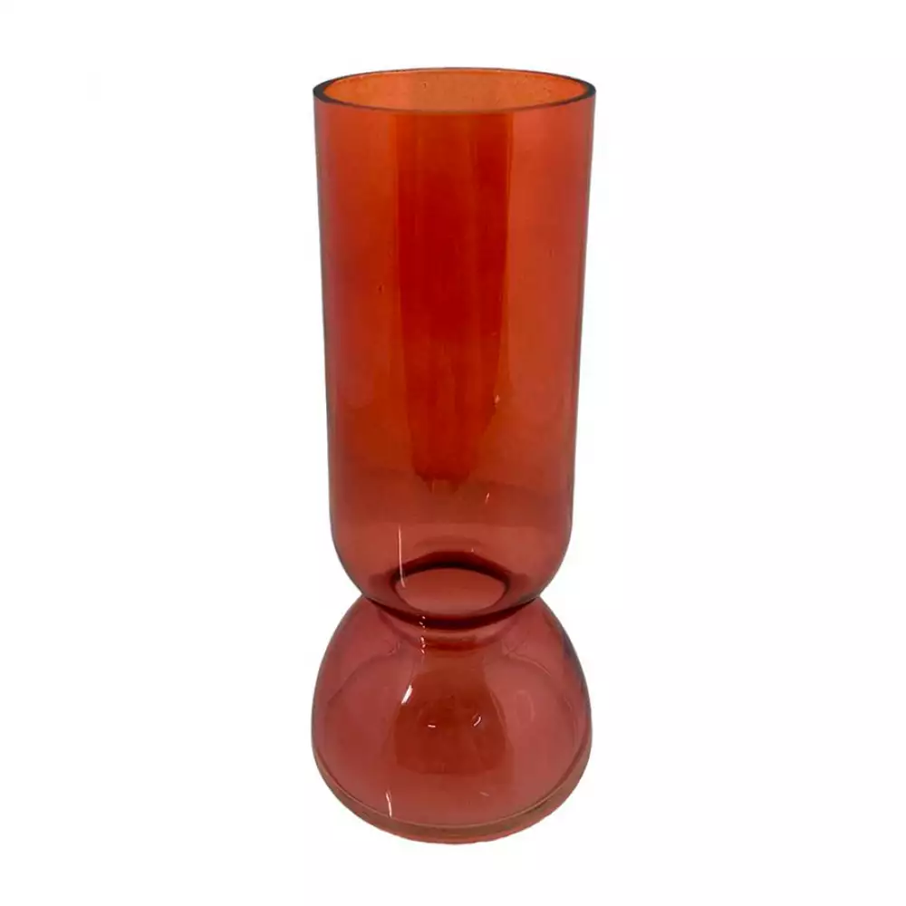 Florero concepts essential 48x29cm vinotinto 100% vidrio 1