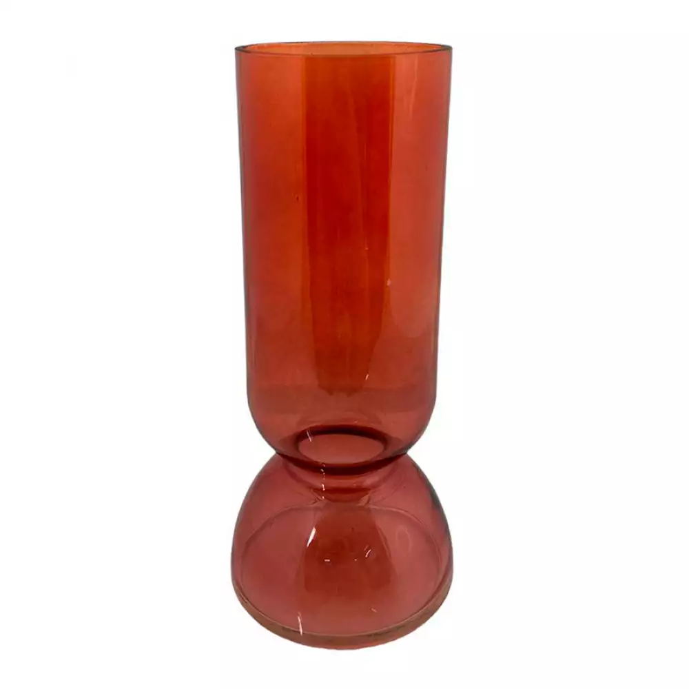 Florero concepts essential 48x29cm vinotinto 100% vidrio 1