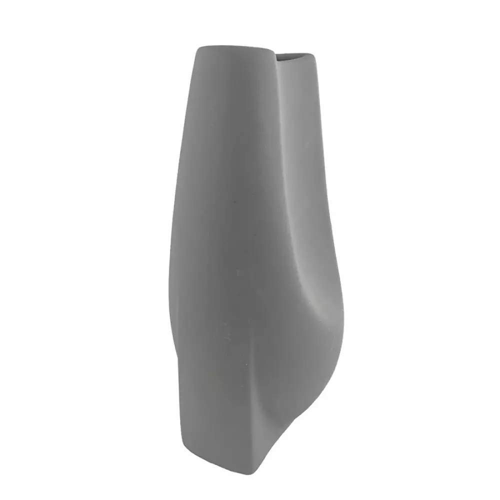 Florero concepts jade collection 10x22cm gris 100%