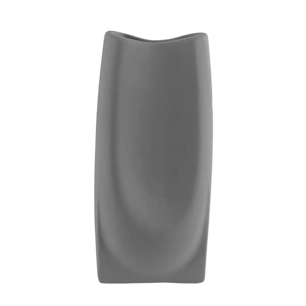 Florero concepts jade collection 7x17cm gris 100%