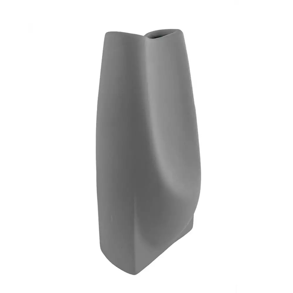 Florero concepts jade collection 7x17cm gris 100%