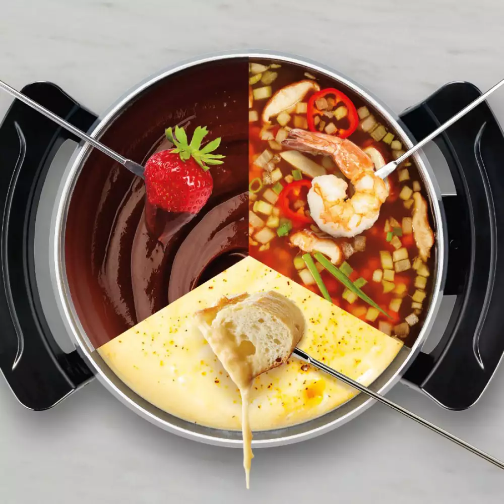 Fondue Hamilton Beach Gris 3 Lt 400 W Acero Inoxidable 86202