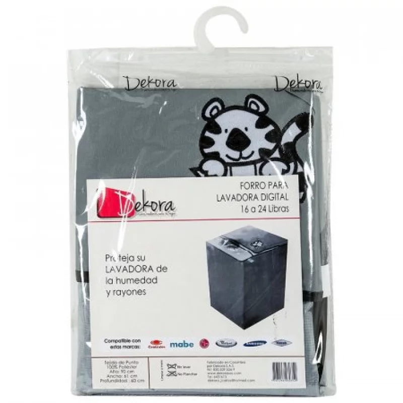 Forro Lavadora Dekora 60352 Digital 16-24 Lbs