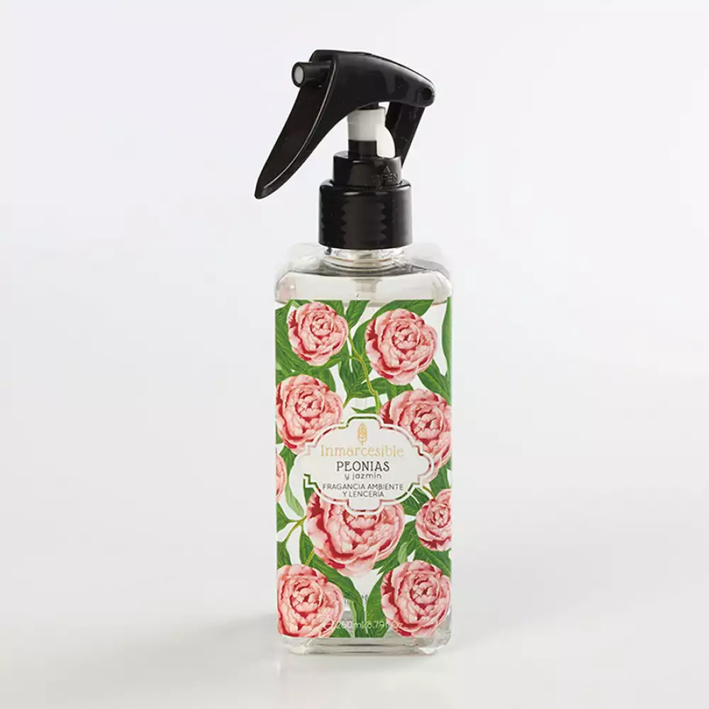 Fragancia ambiente lenceria peonias jazmin