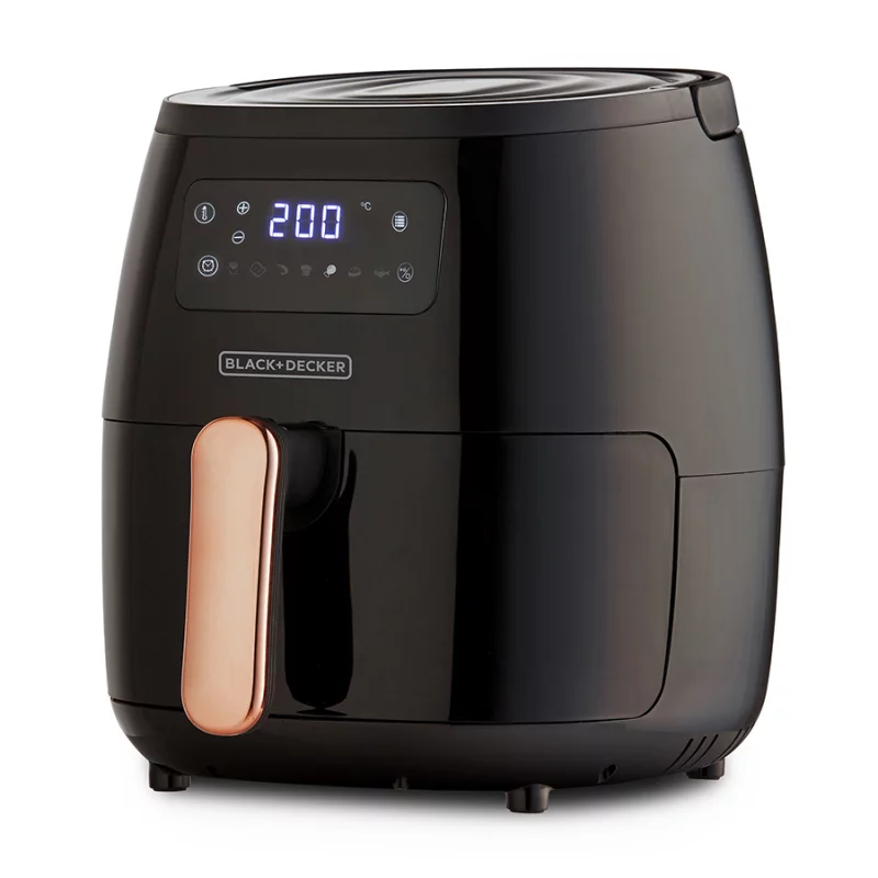 Freidora Aire B+D 5 Lt  Digital Negra Hfd5005B