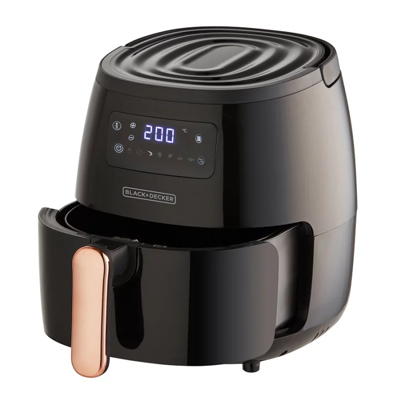 Freidora Aire B+D 5 Lt  Digital Negra Hfd5005B