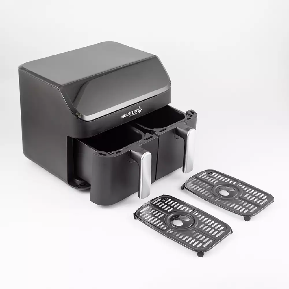 Freidora Aire Holstein Negro 9 Lt 1600 W Acero Inoxidable Hh-092