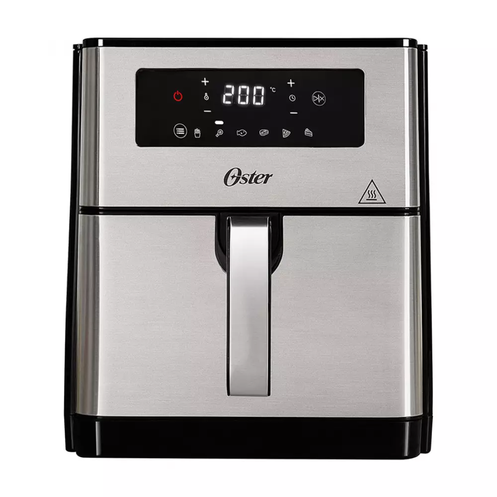 Freidora Aire Oster 9 Lt Digital Negra Plateada Diamond Force 2162654
