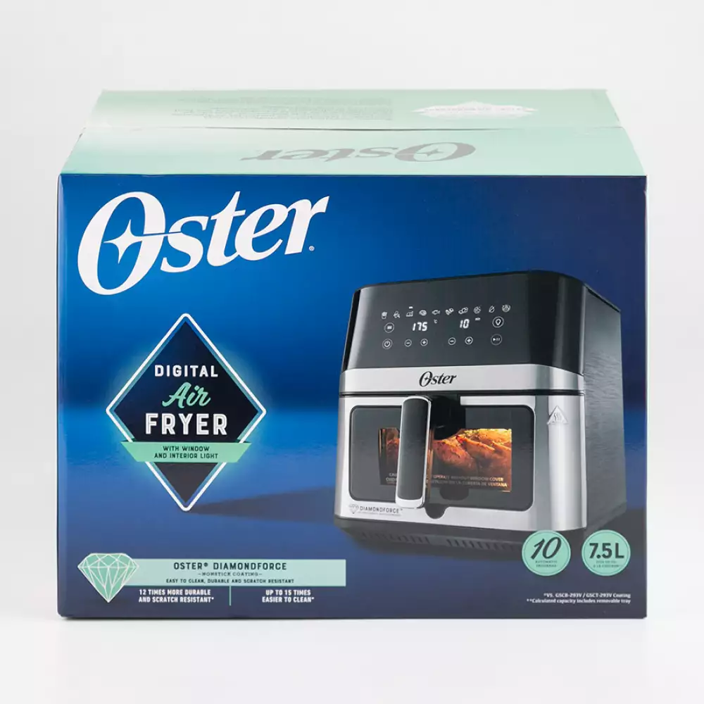 Freidora Digital Oster Diamond Negro 7.5 Lt 1600 W 2204933