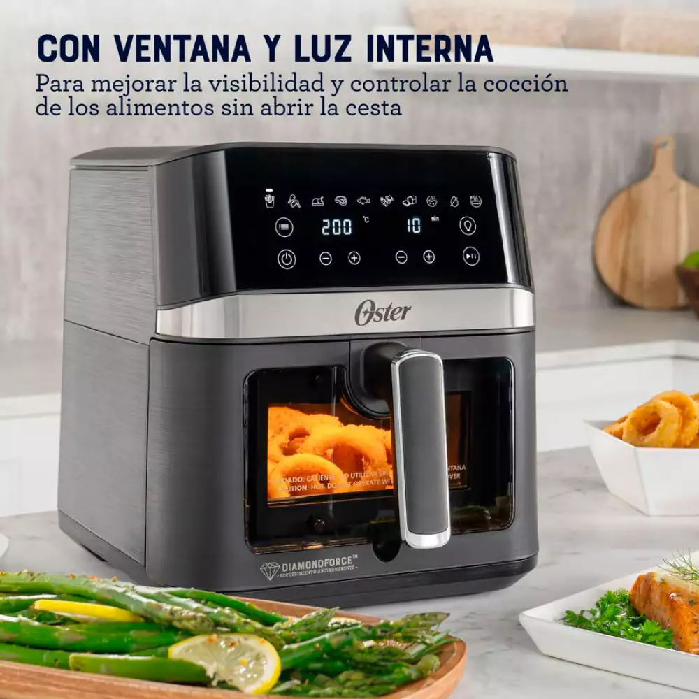 Freidora Digital Oster Negro 6 Lt 1700 W 2204924