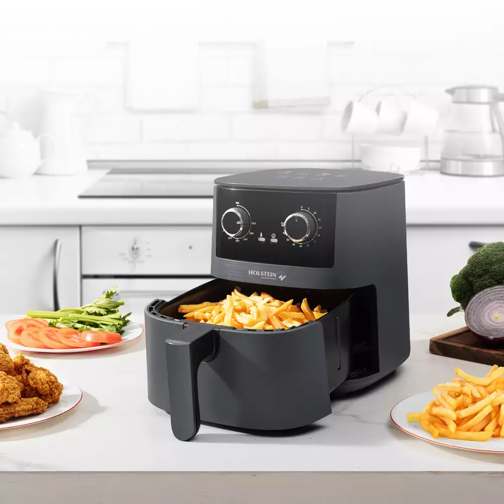 Freidora Holstein Negro 4 Lt 1400 W Hh-09114019Dg