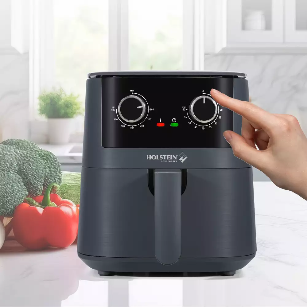 Freidora Holstein Negro 4 Lt 1400 W Hh-09114019Dg