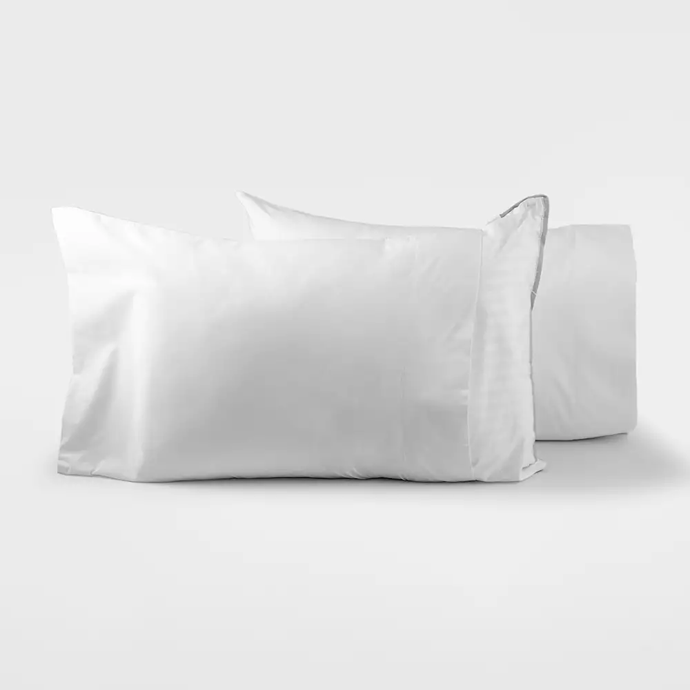 Fundas De Almohada Expressions 50X90Cm Blanco Algodon