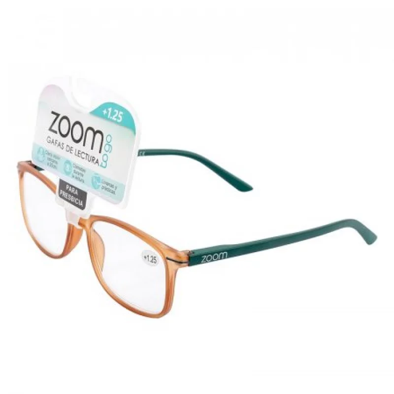 Gafas De Lectura Zoom +1.25-Café Con Verde