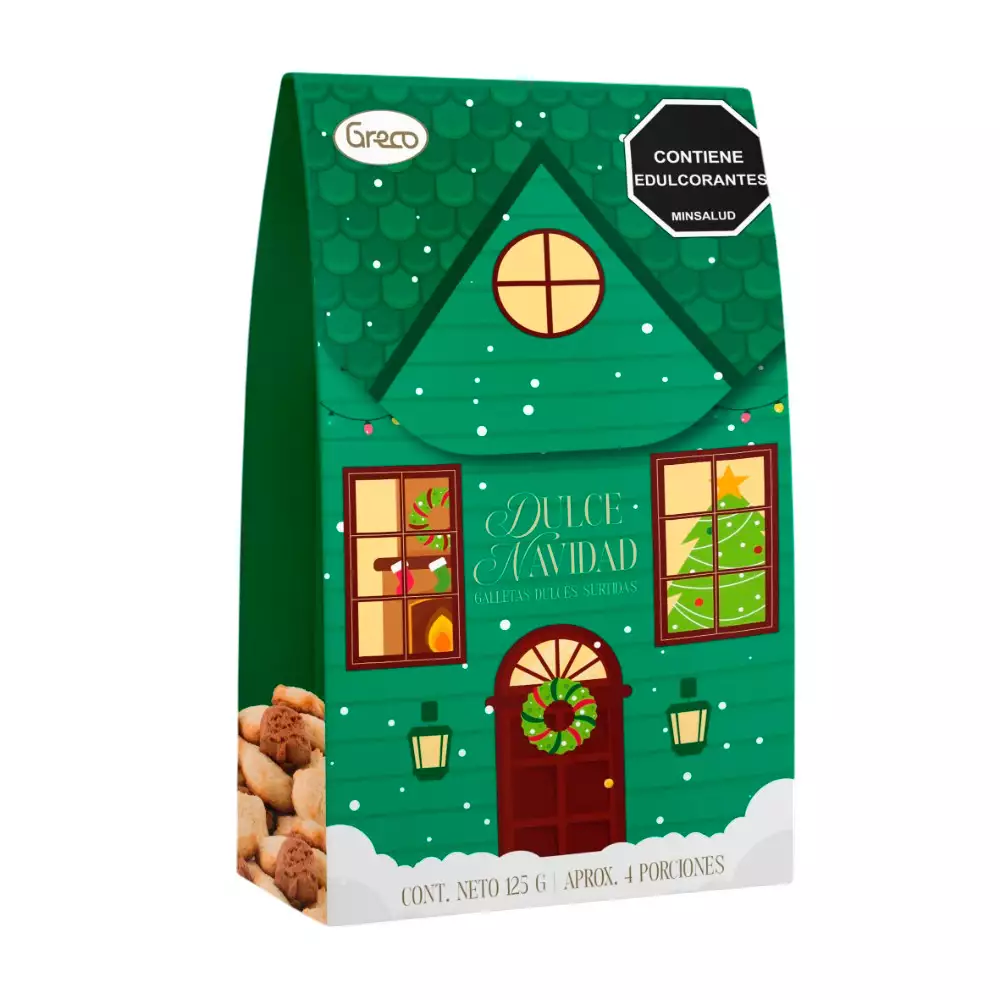 Galleta Greco Navidad Caja 125 Gr