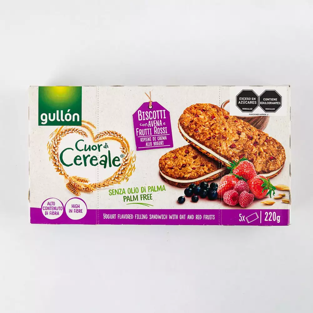 Galleta Gullon 220 Gr Frutos Rojos 2887