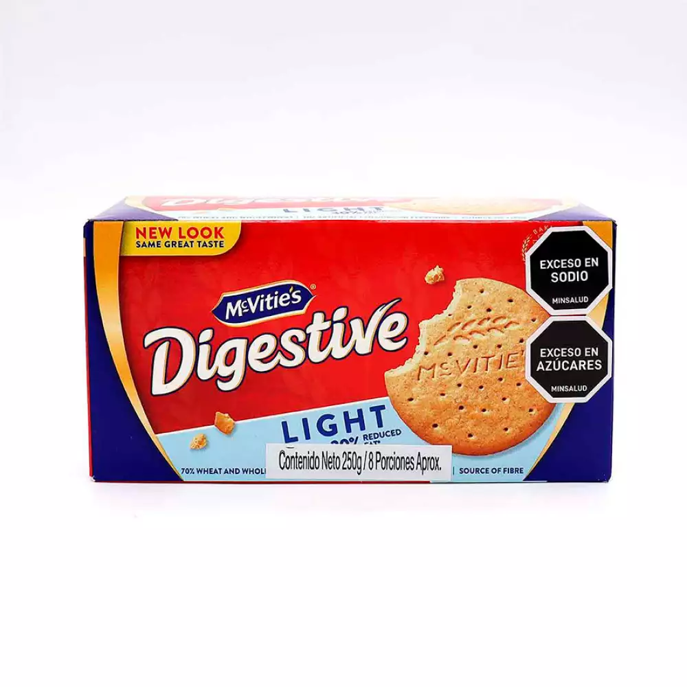 Galleta Mc Vities 8899 Digestive Light 15X8X7.60Cm 250 Gr 15X8