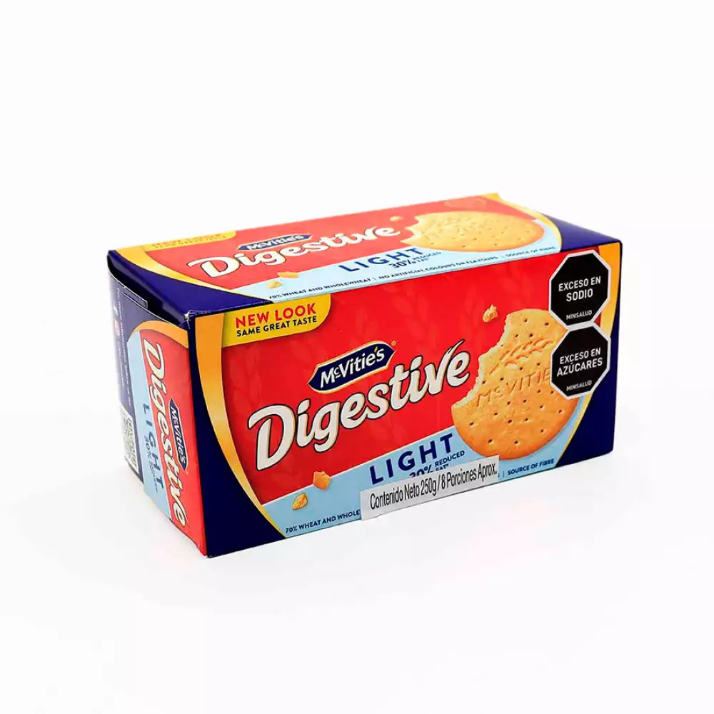 Galleta Mc Vities 8899 Digestive Light 15X8X7.60Cm 250 Gr 15X8