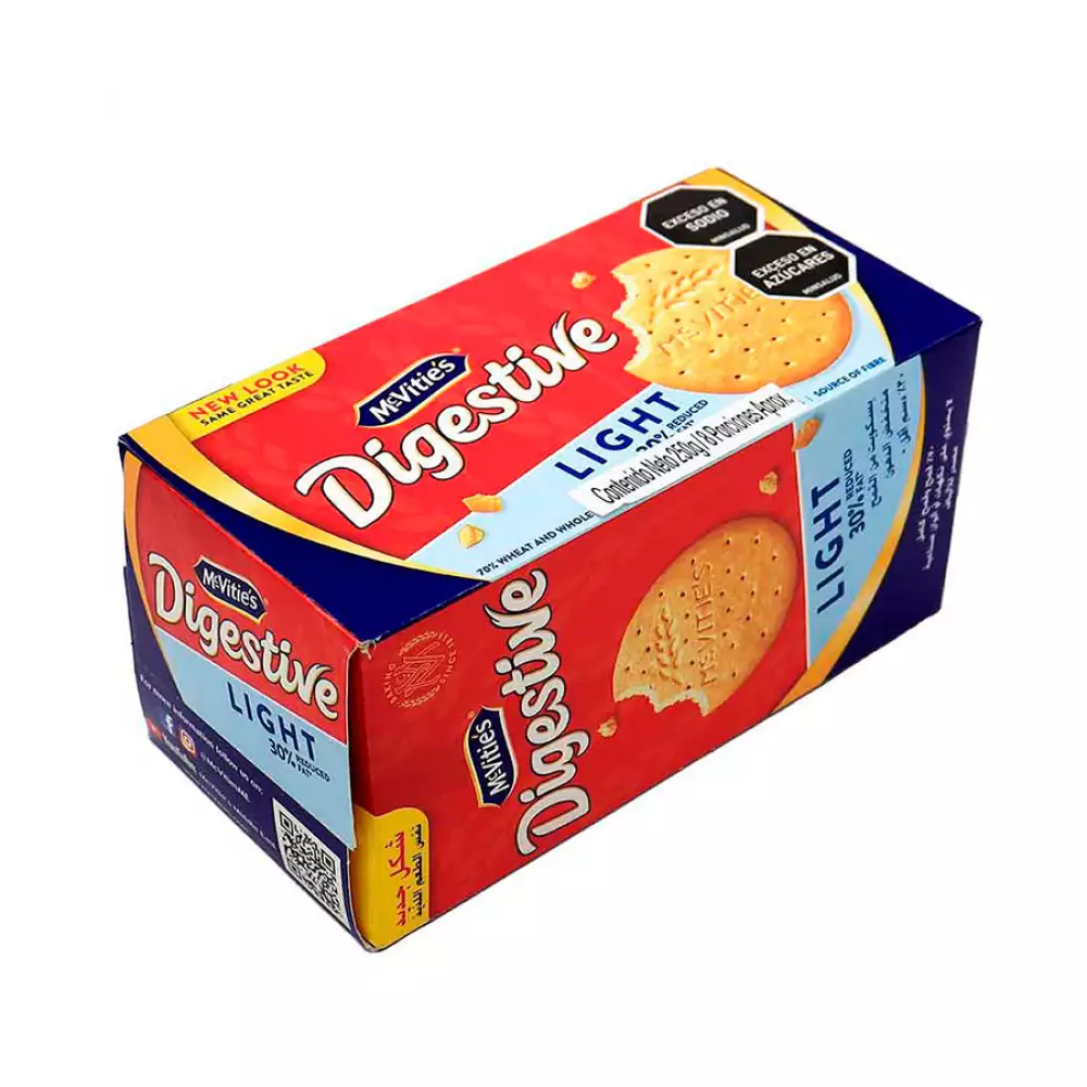 Galleta Mc Vities 8899 Digestive Light 15X8X7.60Cm 250 Gr 15X8