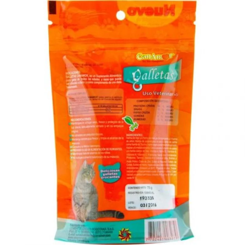 Galletas Can Amor Gatos 75 Gr