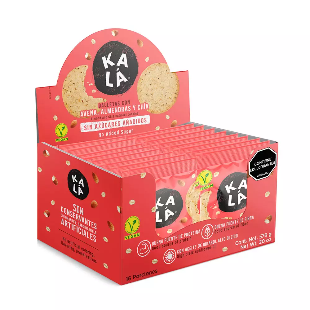 Galletas Kala Almendra Y Chia 36 Gr 200651