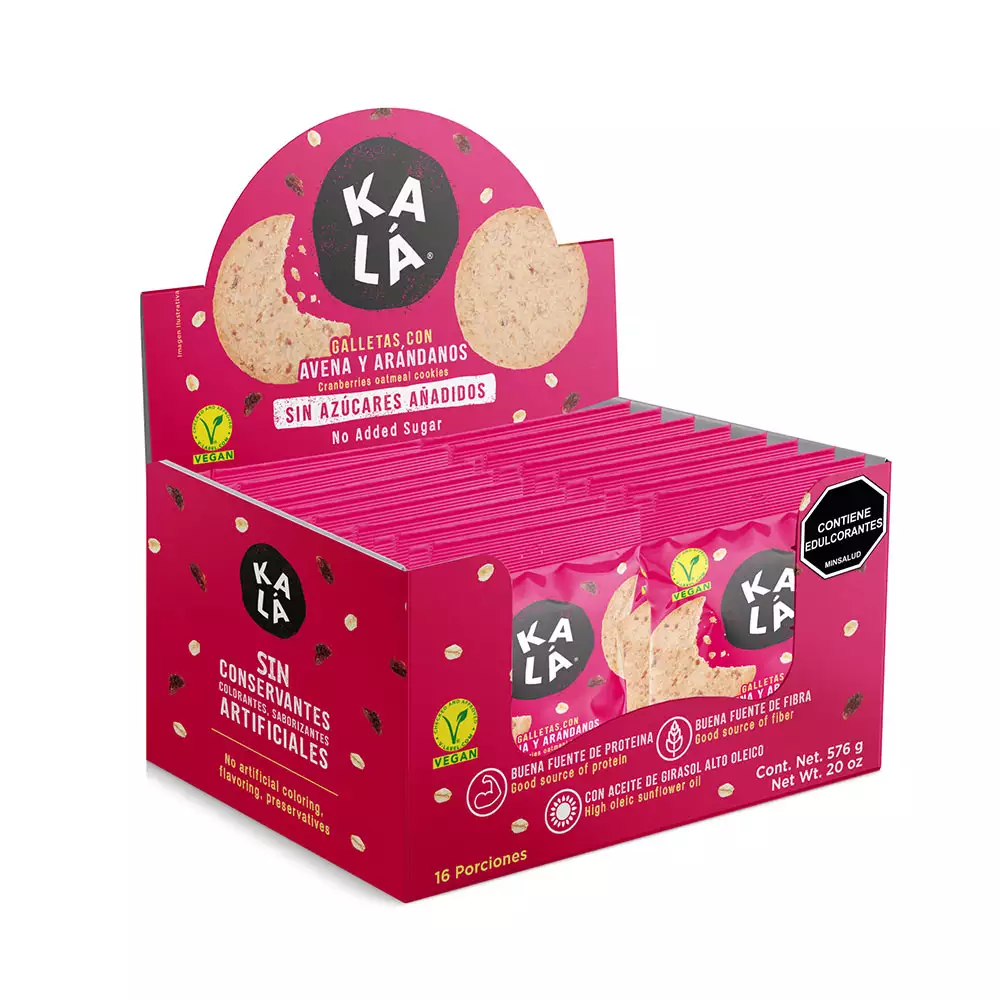 Galletas Kala Avena Y Arandanos 36 Gr 200647
