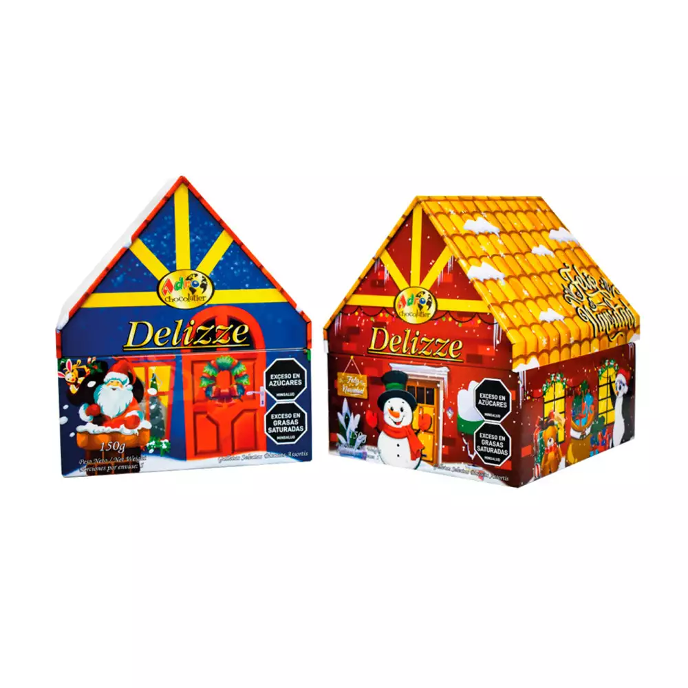 Galletas Navideñas Adro Casa Lata 150 Gr 4201