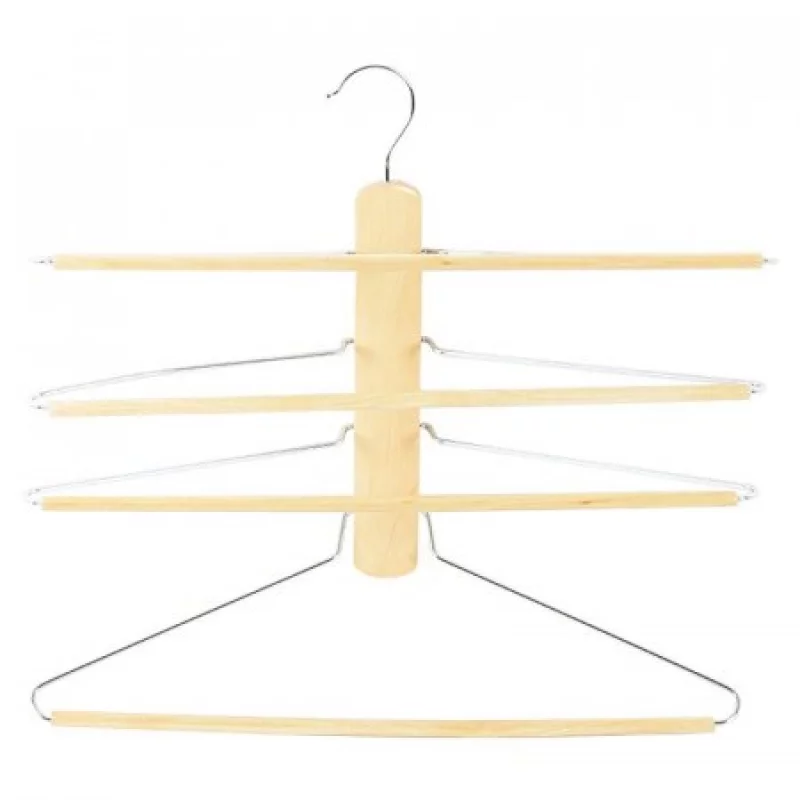 Gancho Camisa Exp Whs40136 Madera 4 Camisas