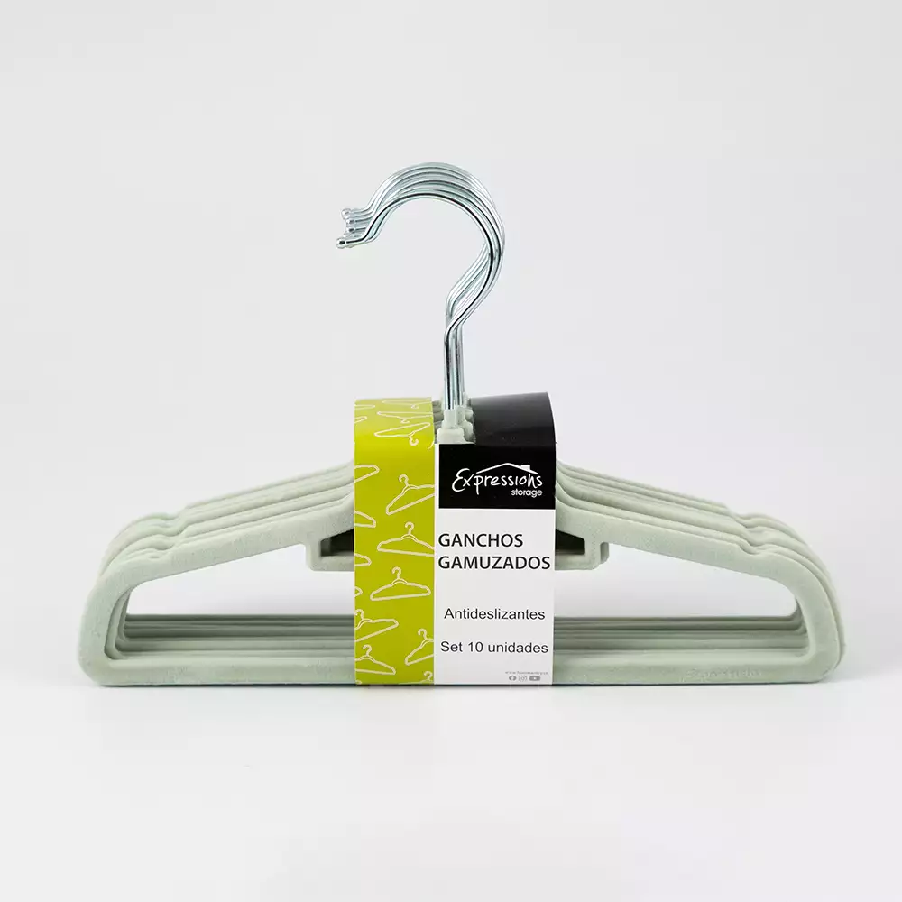Gancho Expressions Gamuza 13X20Cm Verde 10 Ud 16005-B10Gn