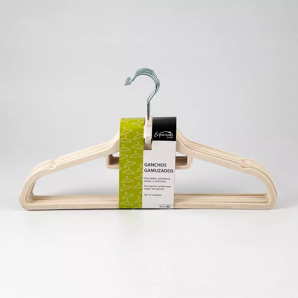 Gancho Expressions Gamuza 23X32Cm Marfil 10 Ud 16005-R10Mf