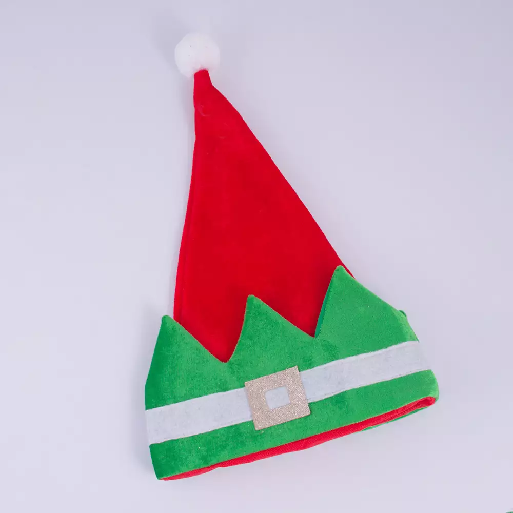 Gorro Miro Christmas Elfo 30X45Cm Rojo Verde Poliester 831-196-
