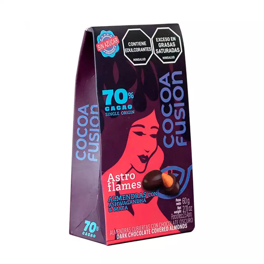 Gragea Cocoa Fusion Astro Flames 70 Caca 60 Gr Almendra Gragea0703