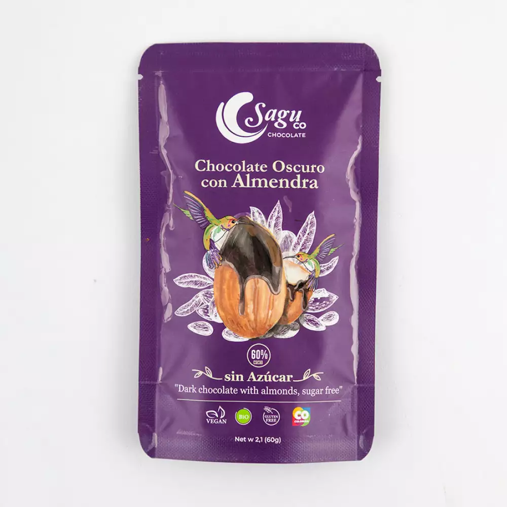 Gragea Sagu Con Almendras 60 Gr Galmen6060Sa