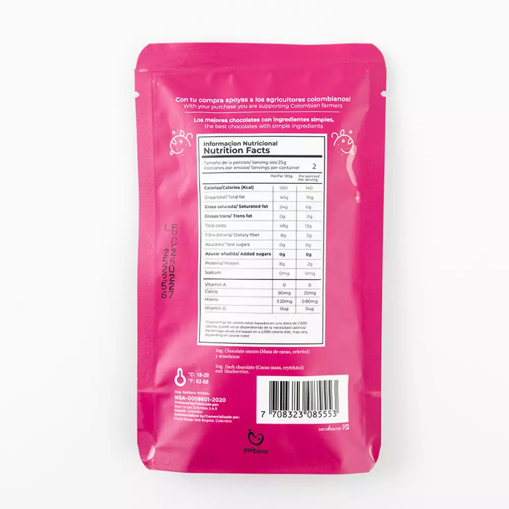 Gragea Sagu Con Arandanos  60 Gr