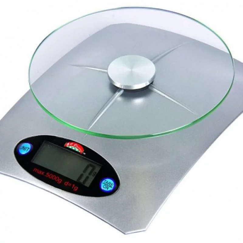 Gramera Digital Bene Casa Plateado 5 Kg Plastico Bc-98520