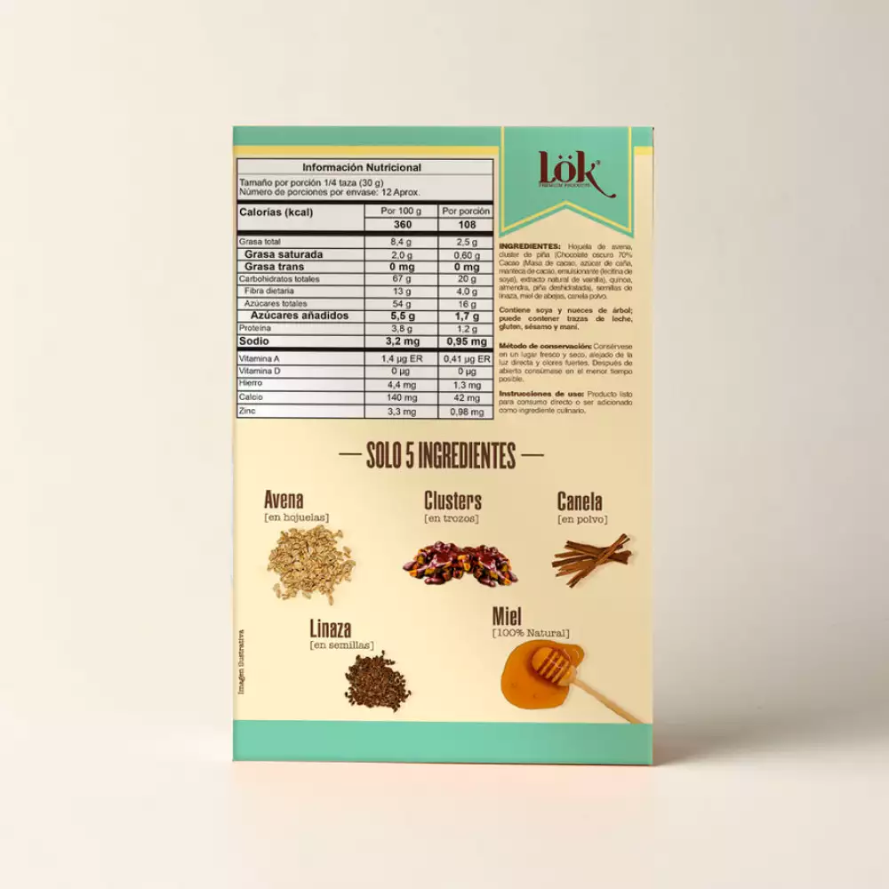 Granola Lok 350 Gr Chocolate 7575