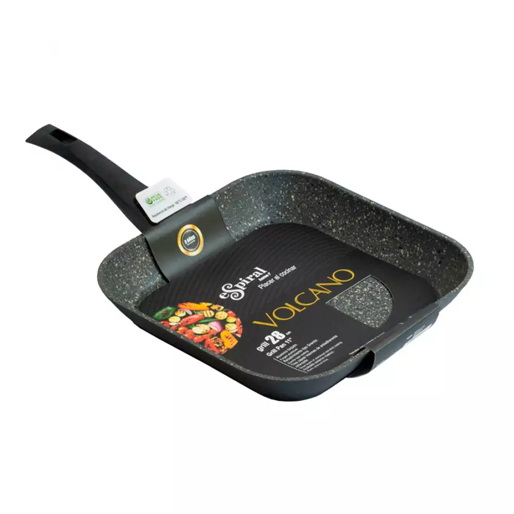 Grill Espiral Volcano 28X46Xcm Aluminio Forjado    Foa0628