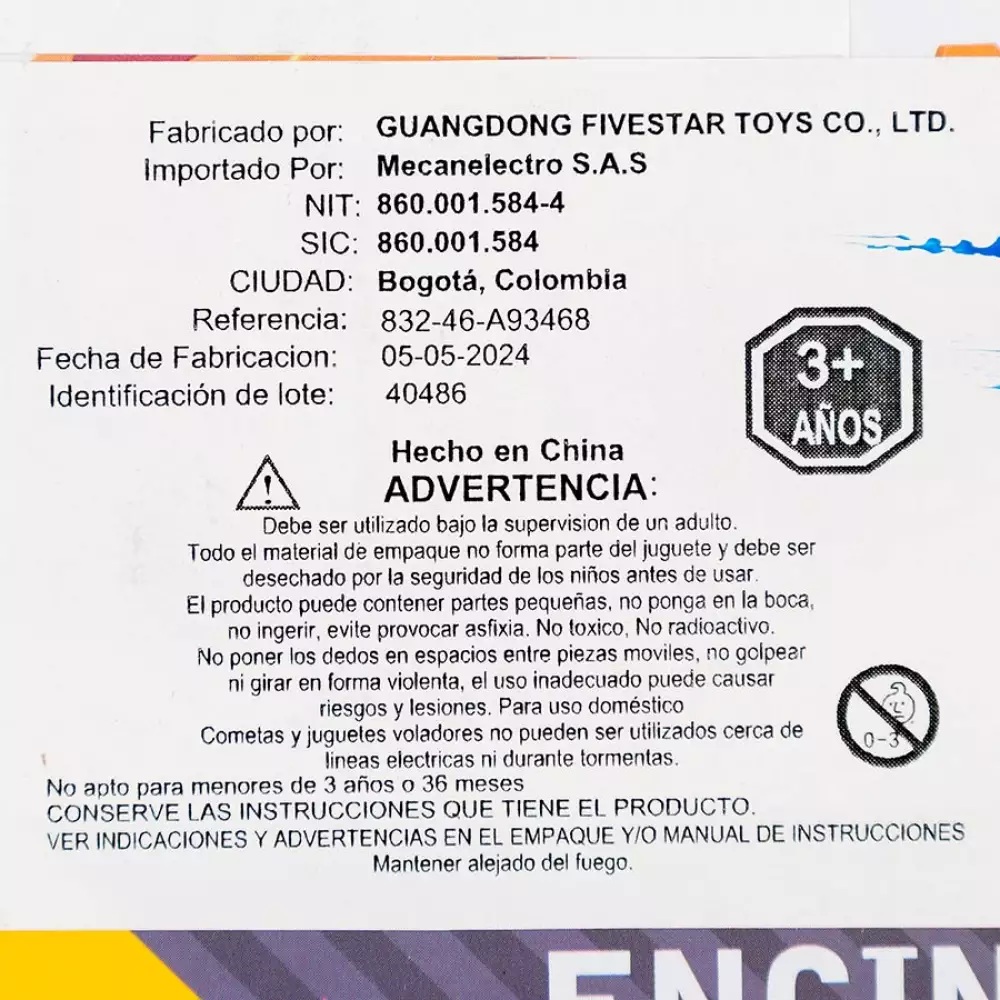 Grua Maypa Con Luz Y Sonido 26X10Cm Amarillo Plastico