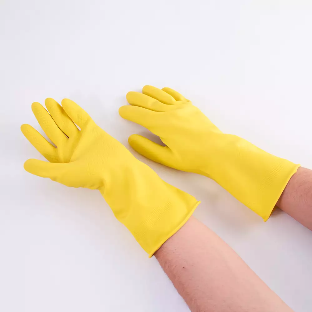 Guantes Visionario Domesticos 8 Amarillo Latex Gdopro80