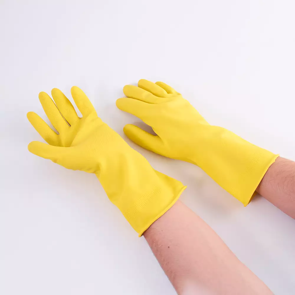 Guantes Visionario Domesticos S Amarillo Latex Gdopro70