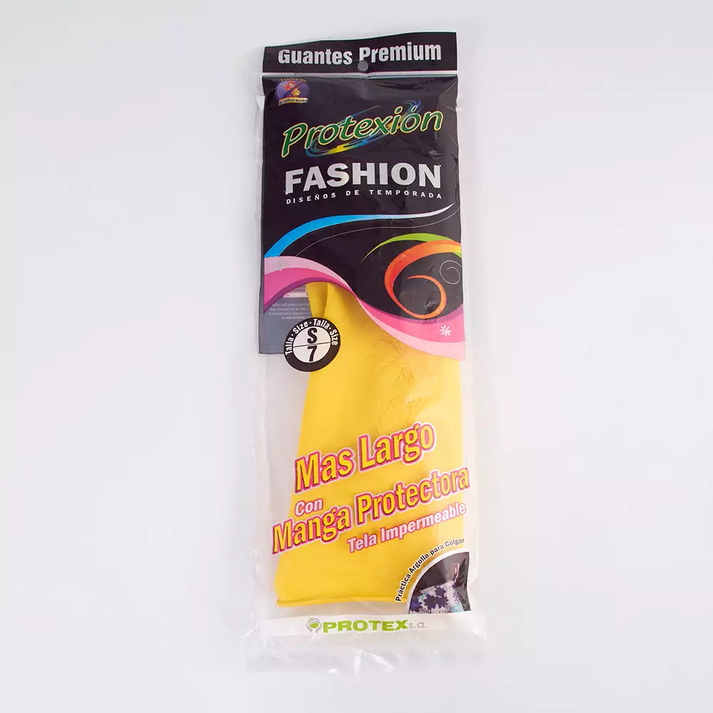 Guantes Visionario Extra Largo S Amarillo Latex Gdexfa0S