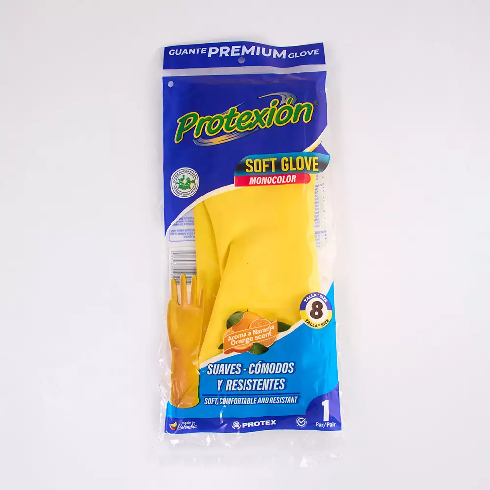 Guantes Visionario Soft Glove M Amarillo Latex Gdsg1880